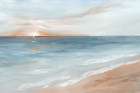 Serene Sunrise over Calm Waters Art Print
