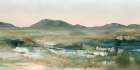 Tranquil Hills Under Soft Sky Art Print