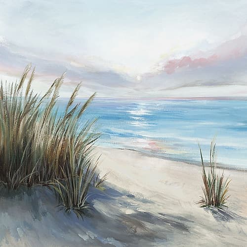 Calm Horizon by the Shore Art Print by Ian C