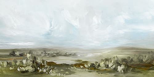 Expansive Sky Over Quiet Fields Art Print by Ian C