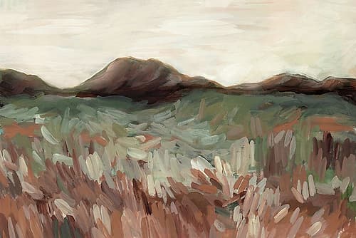 Brushstrokes of Earth and Sky Art Print