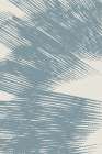 Diagonal Strokes in Soft Blue II Art Print