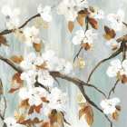 Golden Blooms II Art Print