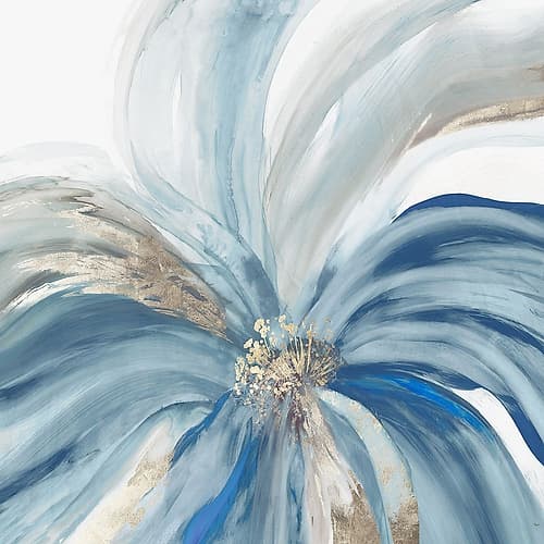 Blue Monarch II Art Print