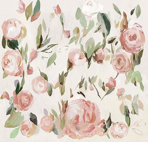 Rose Pearls Art Print