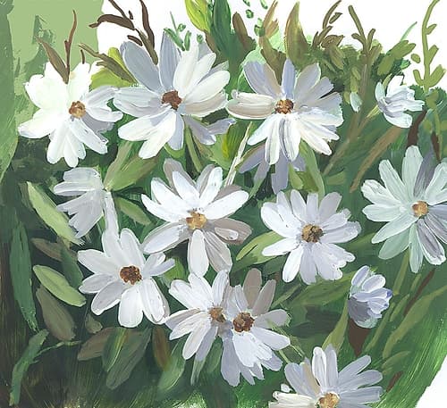 Daisy Field Art Print