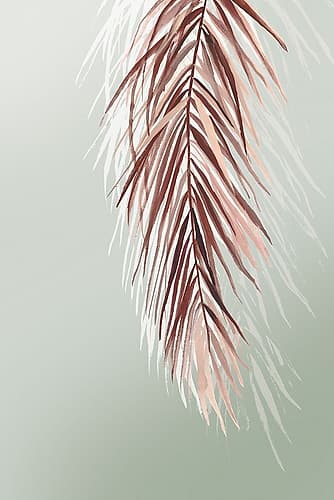 Grasses Palms II Art Print