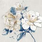 Gold Rosa I Art Print