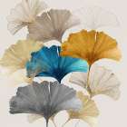 Golden Ginko II Botanical Print