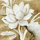 Gold Flower II Art Print
