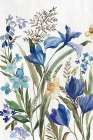 Blue Ferns II Art Print