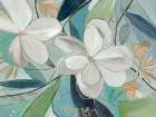 Blue Floral Delight Art Print