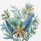 Tropical Floral Haven II Art Print
