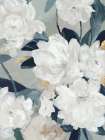 Ocean Blue Floral Beauty I Art Print
