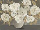 White Golden Bouqet Art Print