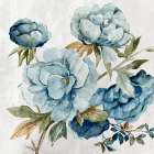 Serenade of the Blue Peony Art Print