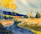 Blue Mountain Landscape Print
