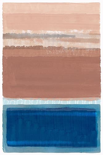 On the Blue Horizon I Art Print