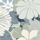 Big Retro Flowers III Art Print
