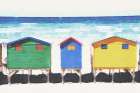 Beach Huts Art Print