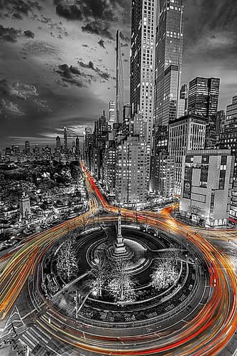 Columbus Circle Photography Print
