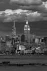 Empire State Building at sunset Art Print