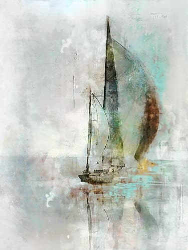 Sailboat II Coastal Print