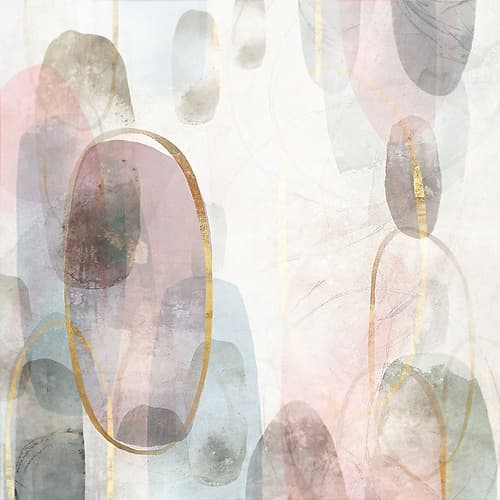 Golden Rings I Minimalist Print