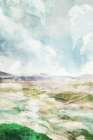 Blue Candy Land Landscape Print