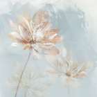 Golden Flower Bliss  II Art Print