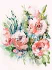 Fresh Pink Florals II Art Print