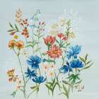 Blossoming Wildflowers in Soft Hues Art Print