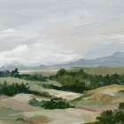 Gentle Hills Under Cloudy Skies Art Print
