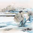 Winters Soft Embrace I Art Print