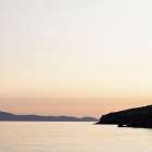 Sunset at Tinos Art Print
