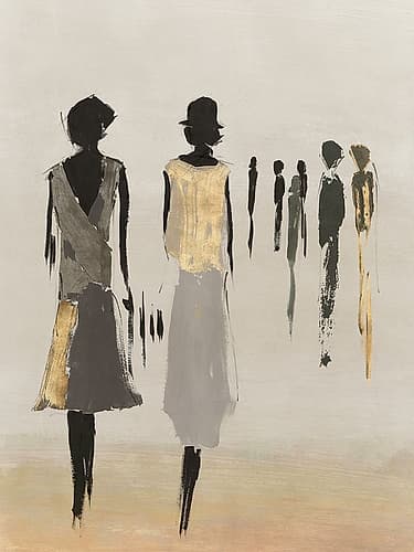 Fashionable Ladies I Art Print