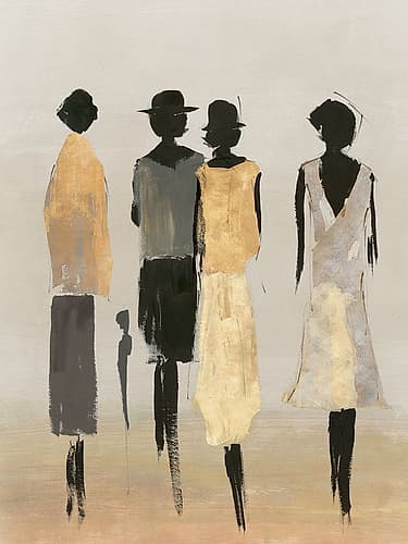 Fashionable Ladies II Art Print