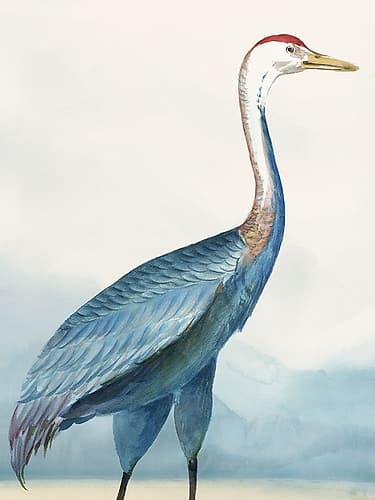 Winged Calm I Art Deco Print