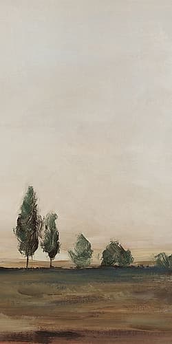 Trees Under a Vast Sky I Art Print by Lily K