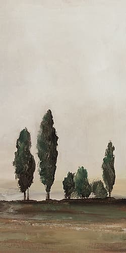 Trees Under a Vast Sky II Art Print by Lily K