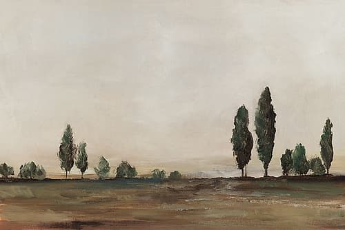Trees Under Vast Quiet Sky Art Print