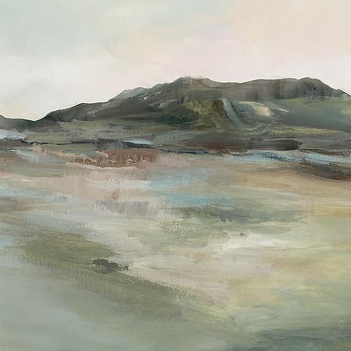 Tranquil Mountain Landscape Art Print