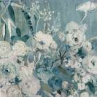 Azure Blossoms I Art Print by PI Studio