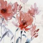 Scarlet Flora Art Print by PI Studio