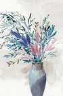 Floral Serenity in Soft Hues Art Print by PI Studio
