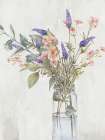 Jar of Delicate Blooms Art Print by PI Studio