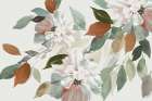 Autumn Blooms on Soft Canvas Art Print by PI Studio