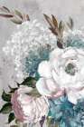 Blossoms on a Soft Canvas II Art Print by PI Studio