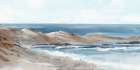 Coastal Serenity in Soft Hues Art Print by PI Studio