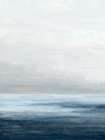 Calm Ocean Under Cloudy Sky II Art Print by PI Studio